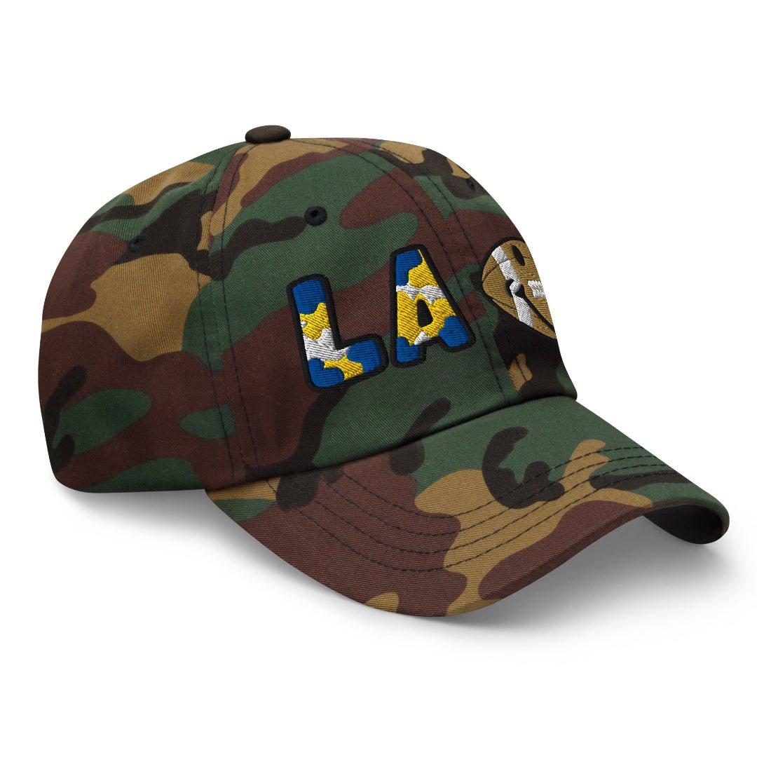 The City Collection Los Angeles Rams Football Camo Patched Hat - Rebel P Customs