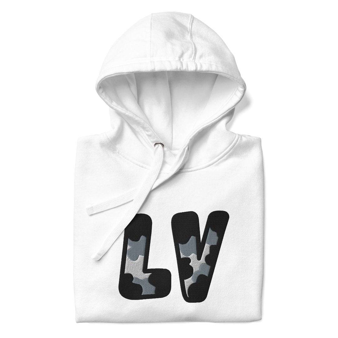 The City Collection LV Football Patched Unisex Hoodie - Rebel P Customs