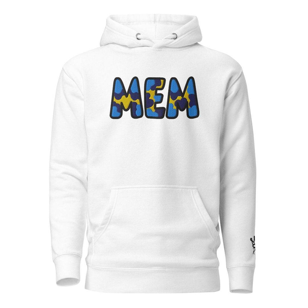 The City Collection MEM Basketball Patched Unisex Hoodie - Rebel P Customs
