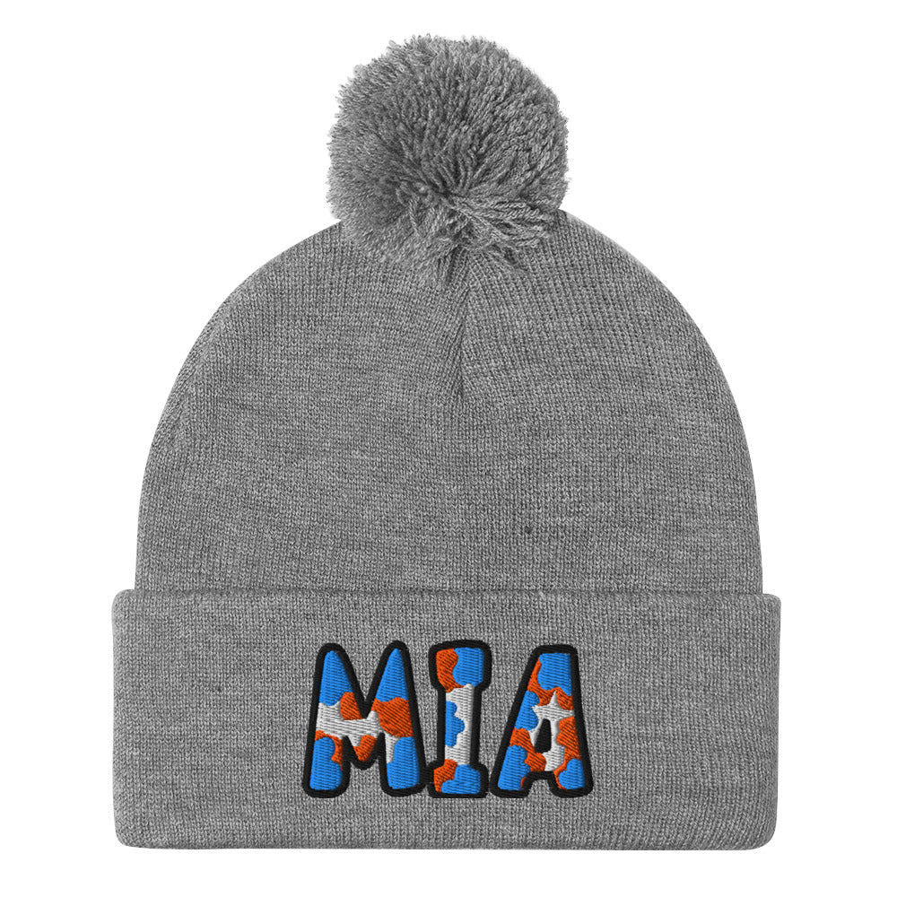 The City Collection MIA Football Patched Beanie - Rebel P Customs