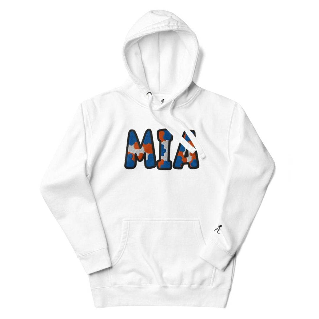 The City Collection MIA Football Patched Unisex Hoodie - Rebel P Customs
