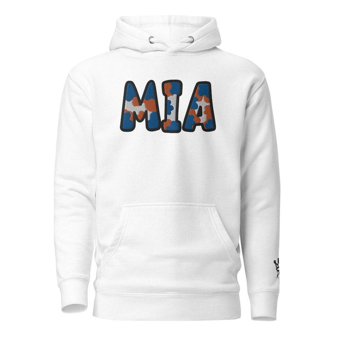 The City Collection MIA Football Patched Unisex Hoodie - Rebel P Customs