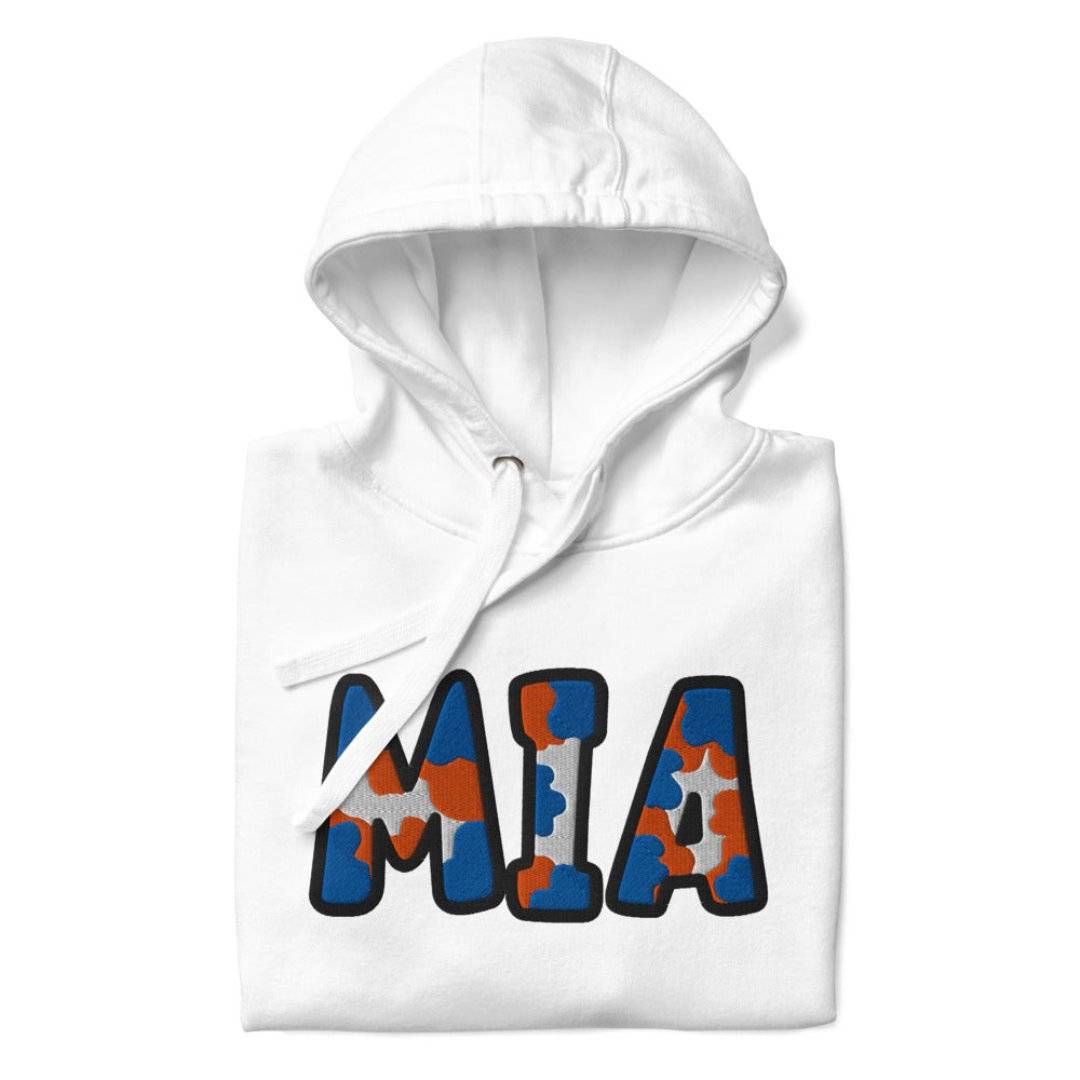 The City Collection MIA Football Patched Unisex Hoodie - Rebel P Customs