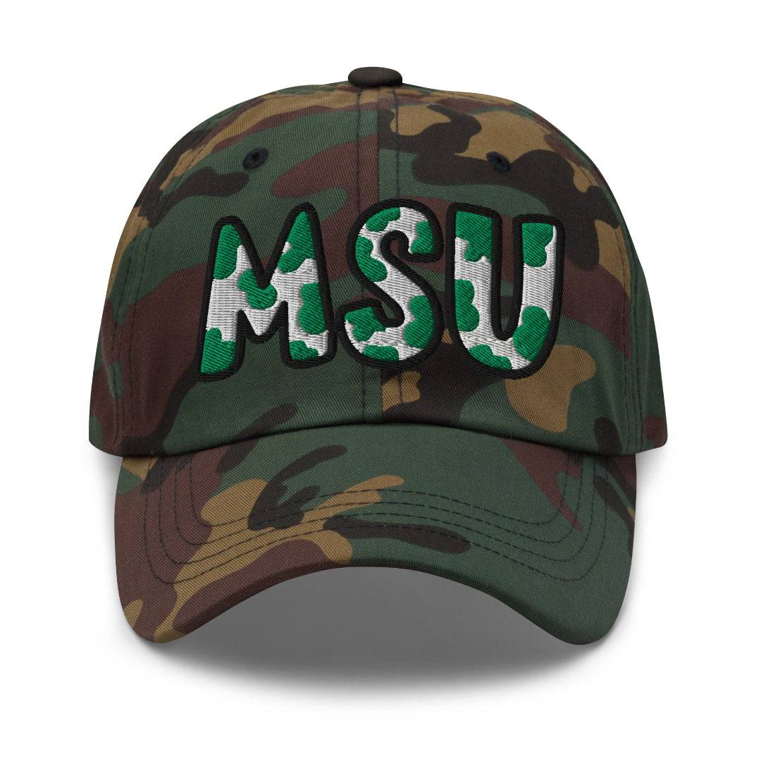 The City Collection Michigan State Camo Patched Hat - Rebel P Customs