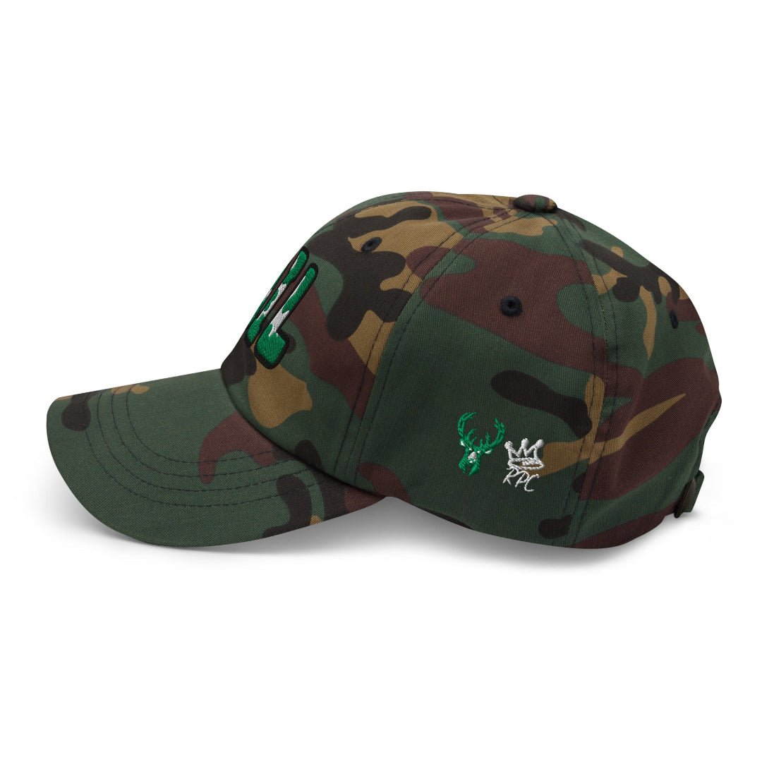 The City Collection MIL Basketball Camo Patched Hat - Rebel P Customs