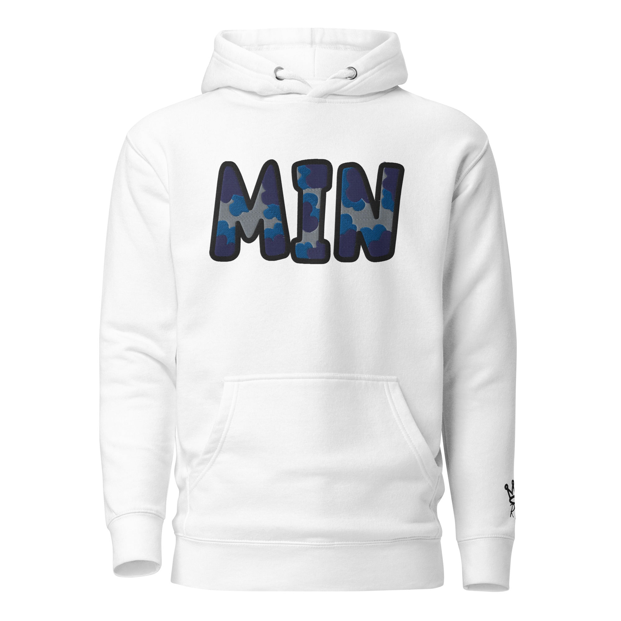 The City Collection MIN Basketball Patched Unisex Hoodie - Rebel P Customs