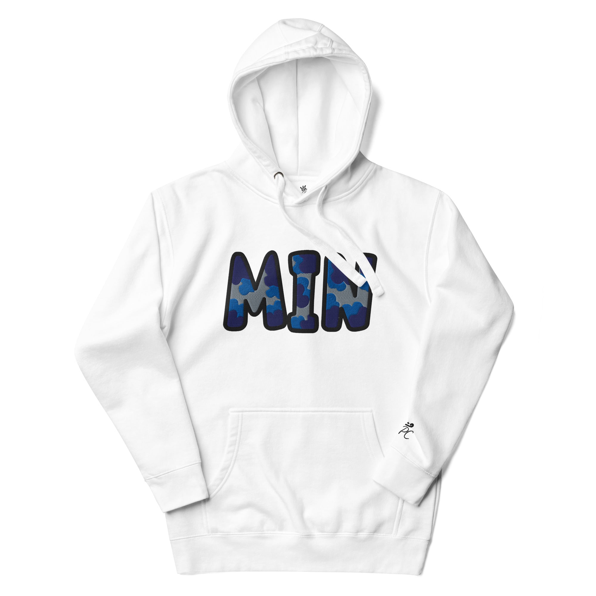 The City Collection MIN Basketball Patched Unisex Hoodie - Rebel P Customs