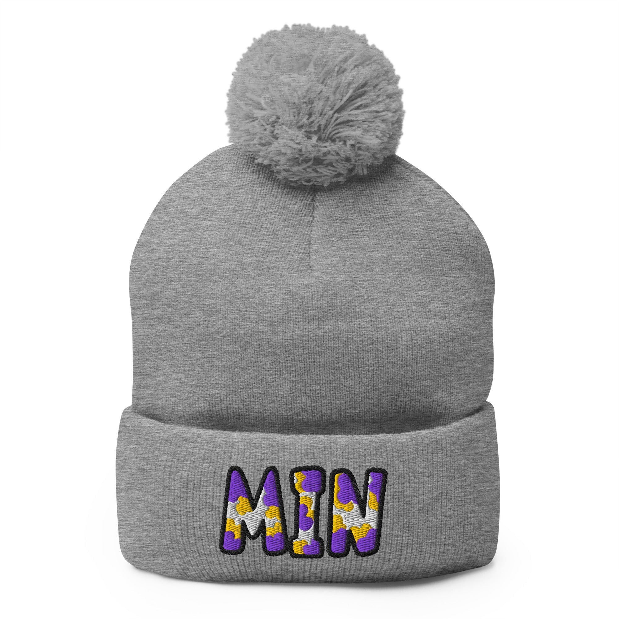 The City Collection MIN Football Patched Beanie - Rebel P Customs