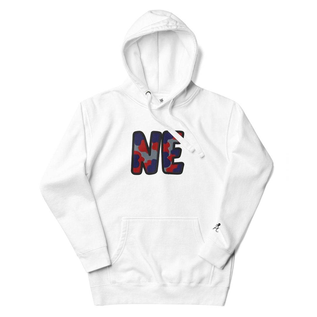 The City Collection NE Football Patched Unisex Hoodie - Rebel P Customs