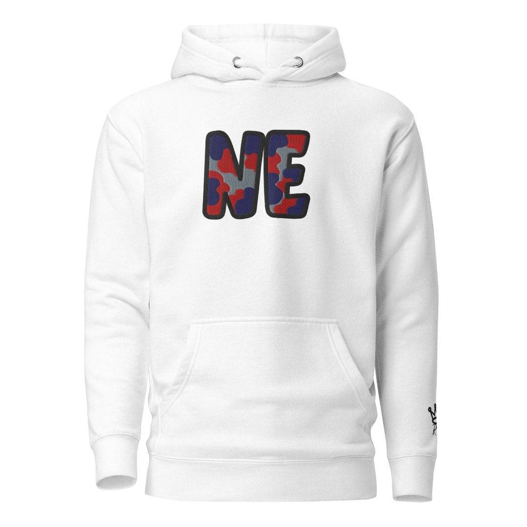 The City Collection NE Football Patched Unisex Hoodie - Rebel P Customs