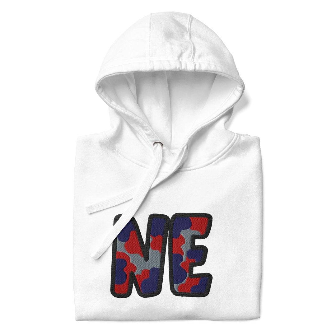 The City Collection NE Football Patched Unisex Hoodie - Rebel P Customs