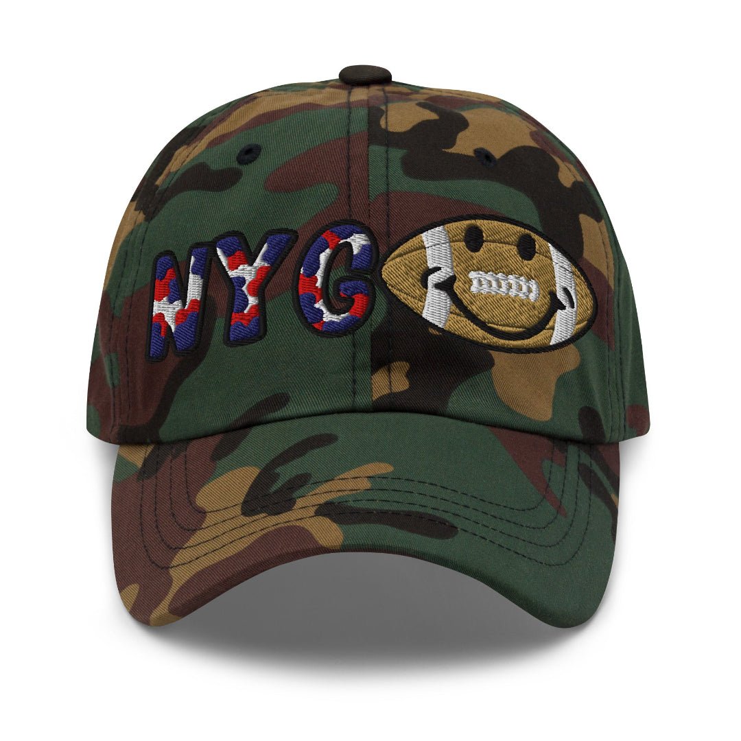 The City Collection New York Giants Football Camo Patched Hat - Rebel P Customs