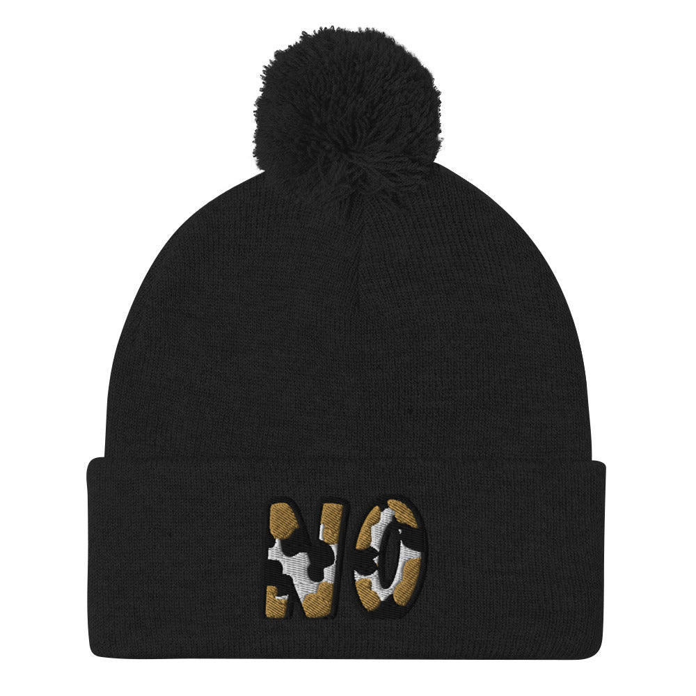 The City Collection NO Football Patched Beanie - Rebel P Customs