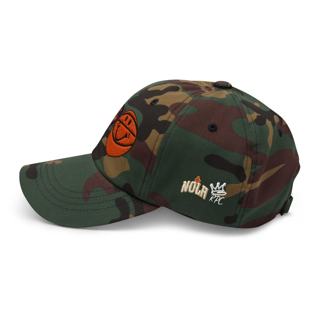 The City Collection NOP Basketball Camo Patched Hat - Rebel P Customs