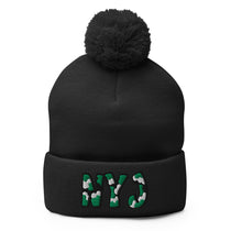 The City Collection NYJ Football Patched Beanie - Rebel P Customs