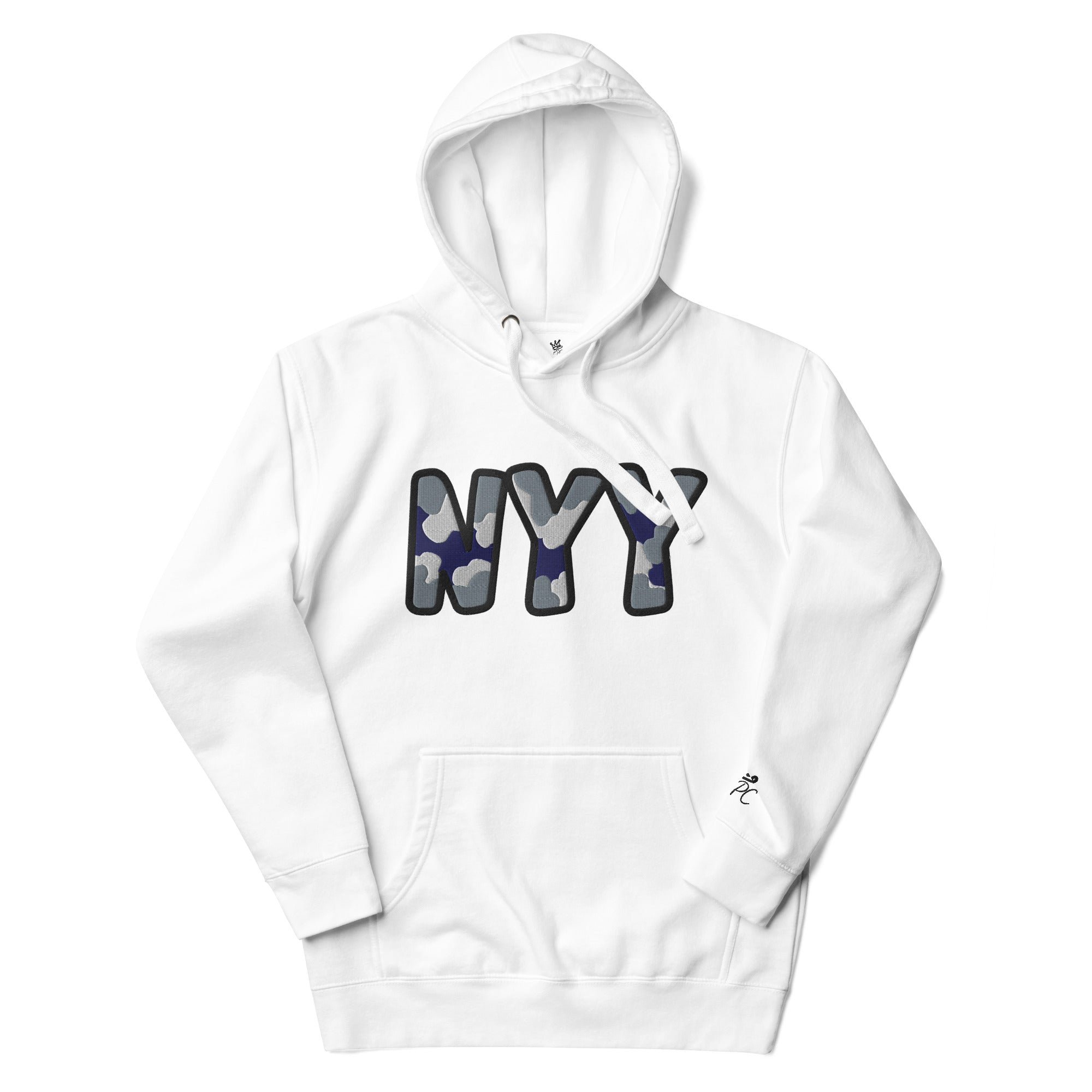 The City Collection NYY Baseball Patched Unisex Hoodie - Rebel P Customs
