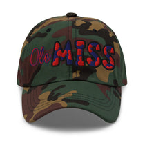 The City Collection Ole MISS Camo Patched Hat - Rebel P Customs