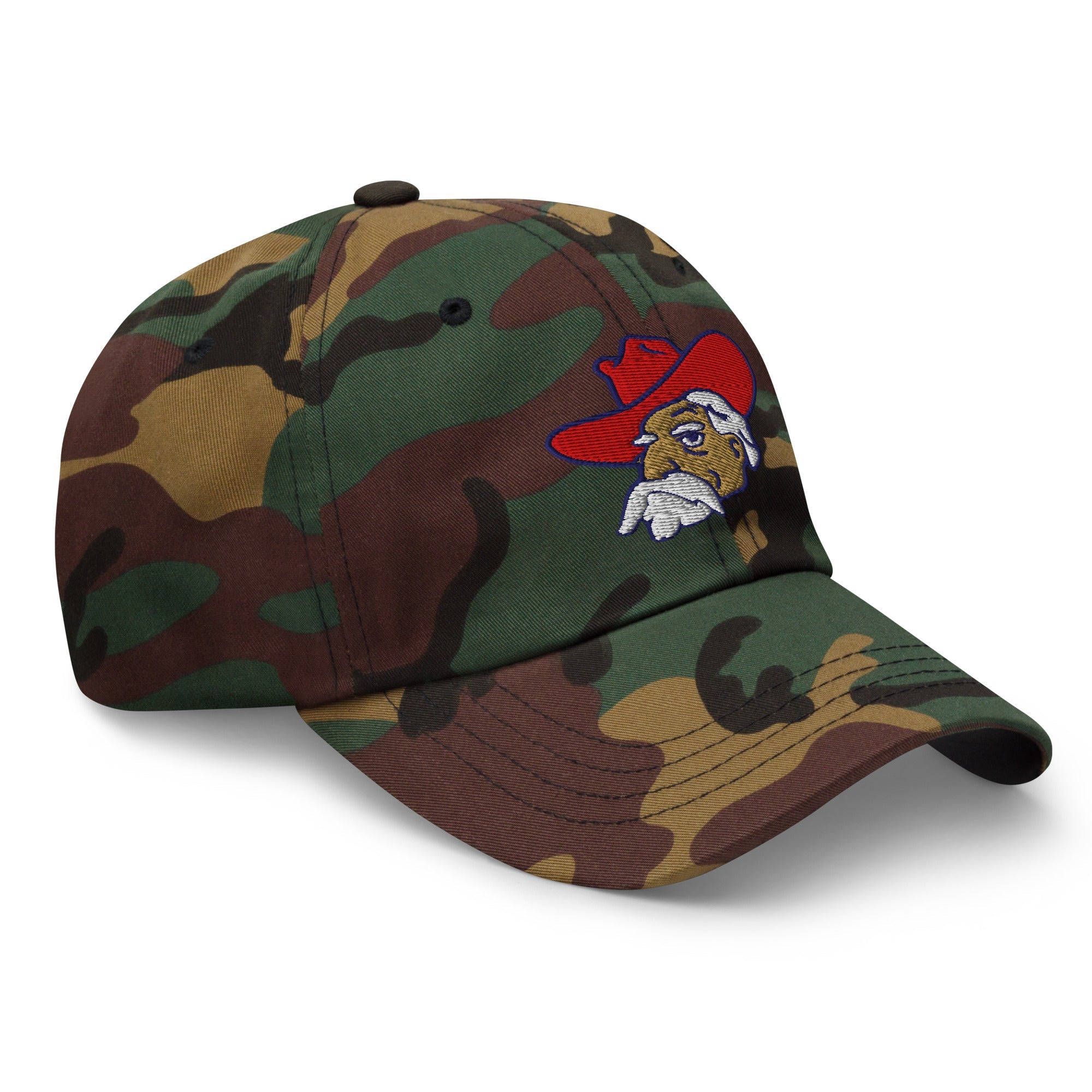 The City Collection Ole Miss Logo Camo Patched Hat - Rebel P Customs