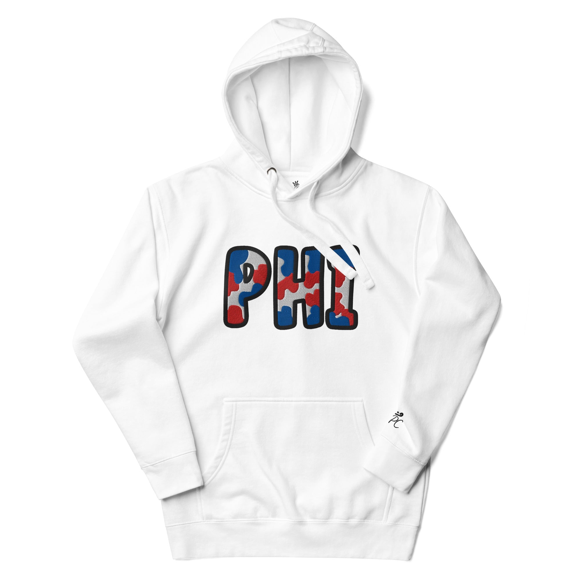 The City Collection PHI Basketball Patched Unisex Hoodie - Rebel P Customs