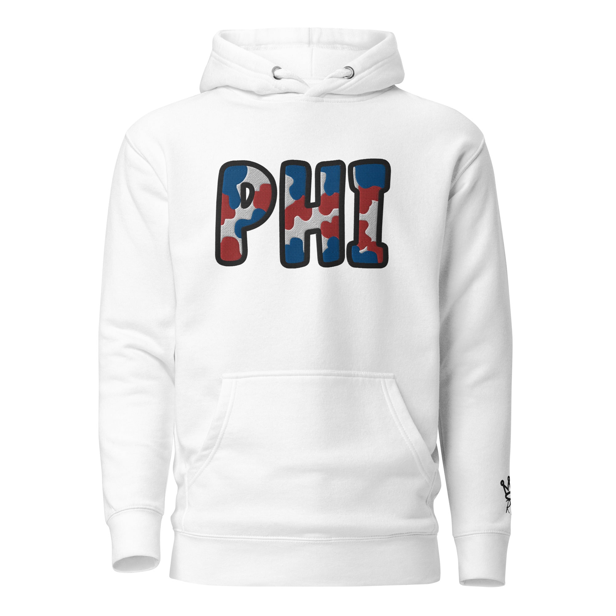 The City Collection PHI Basketball Patched Unisex Hoodie - Rebel P Customs
