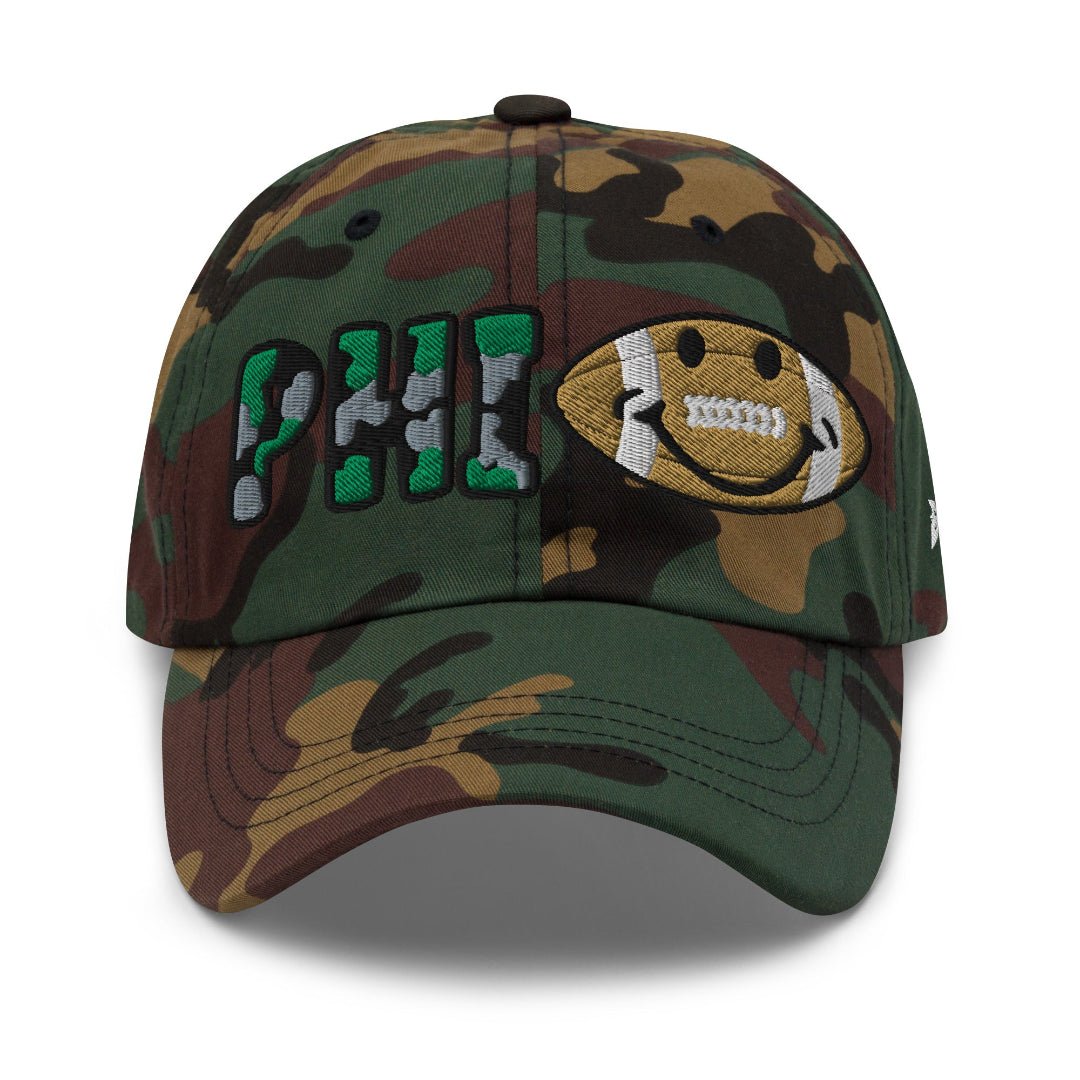 The City Collection Philadelphia Football Camo Patched Hat - Rebel P Customs