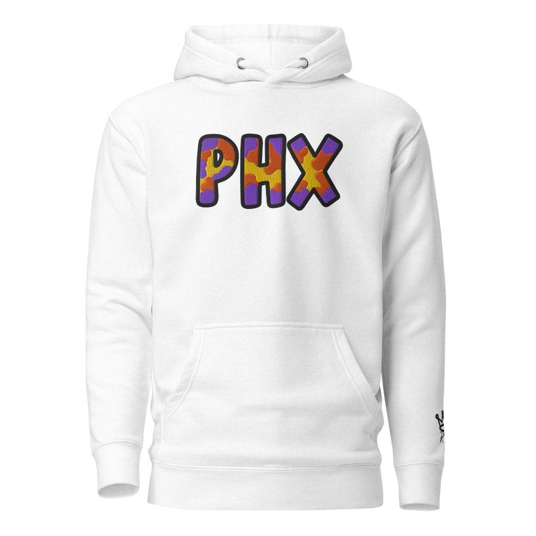 The City Collection PHX Basketball Patched Unisex Hoodie - Rebel P Customs