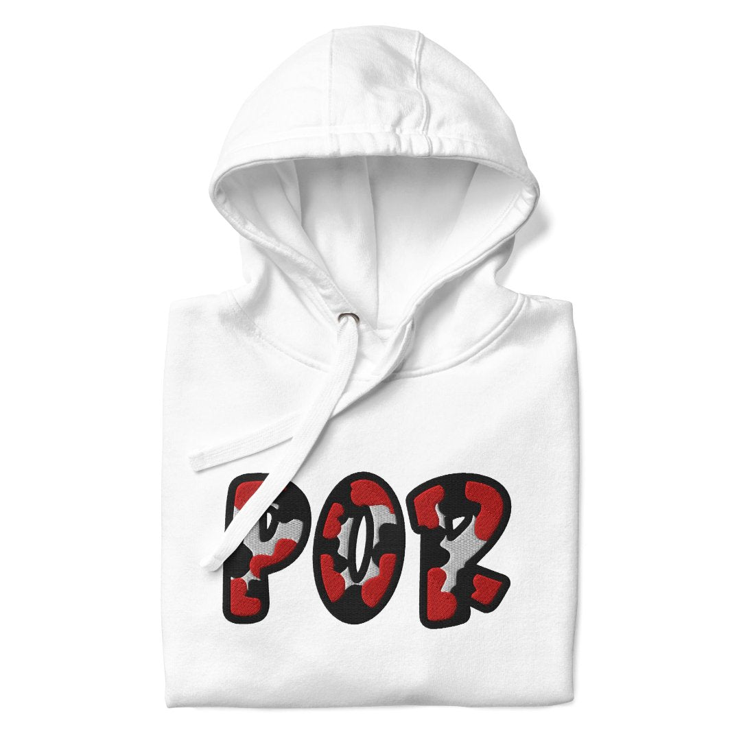 The City Collection POR Basketball Patched Unisex Hoodie - Rebel P Customs