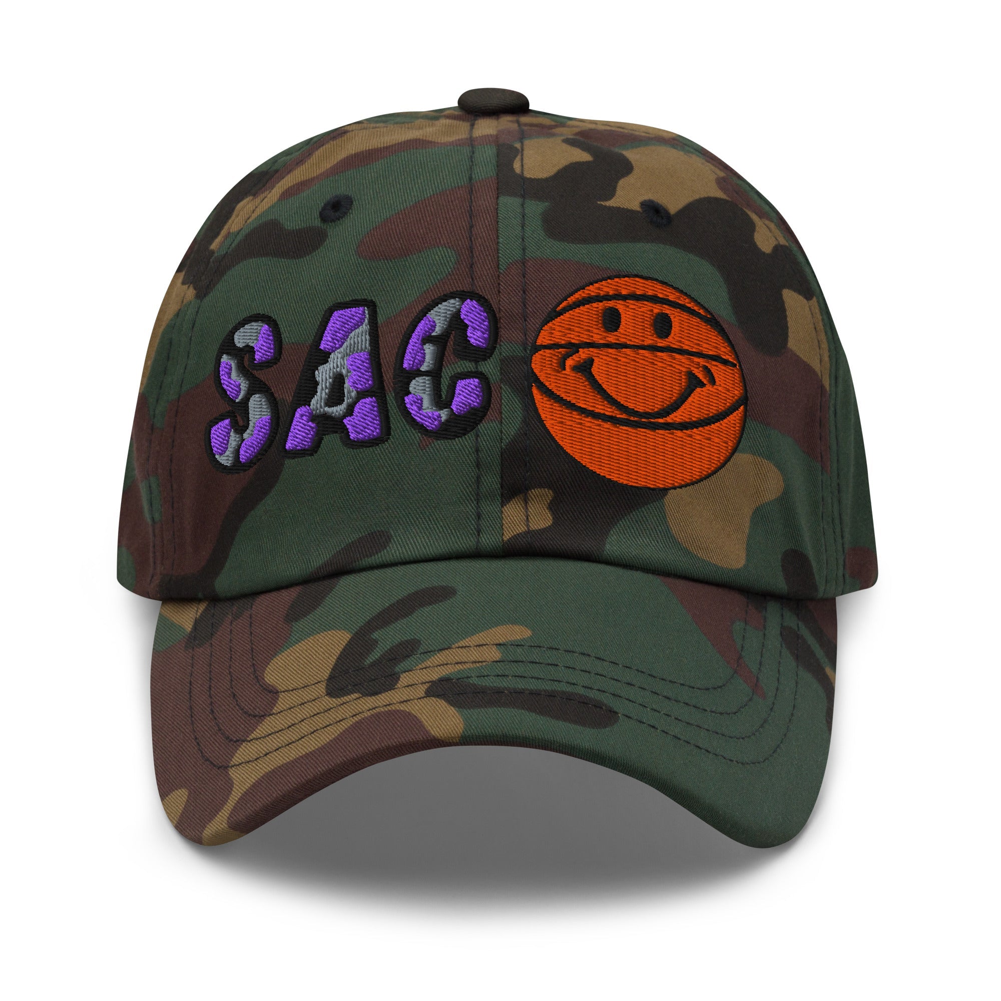 The City Collection SAC Basketball Camo Patched Hat - Rebel P Customs