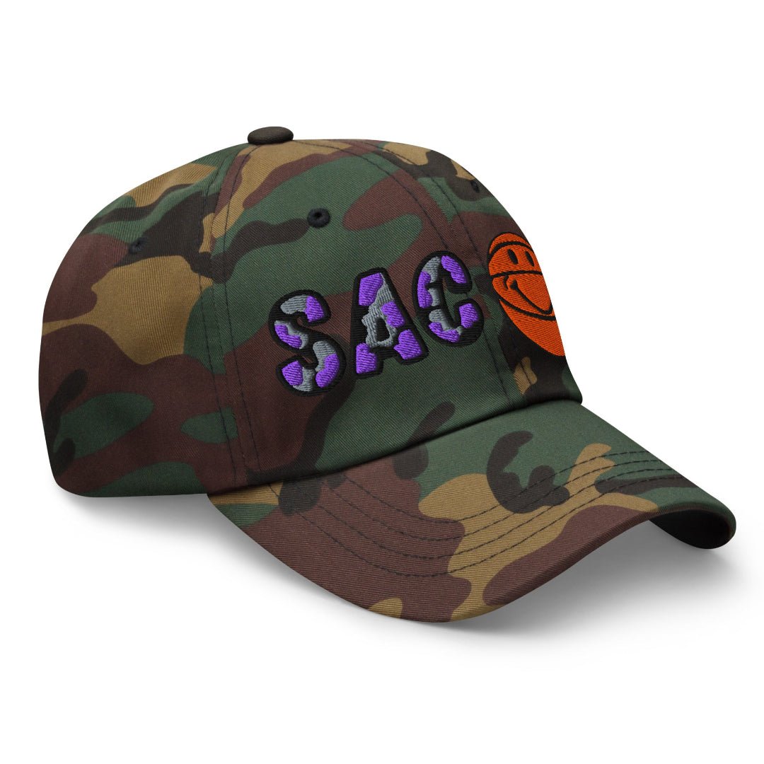 The City Collection SAC Basketball Camo Patched Hat - Rebel P Customs