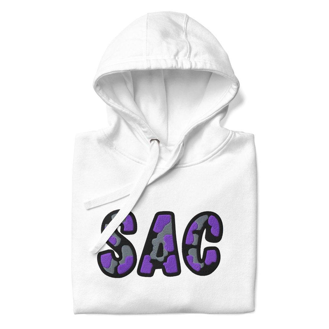 The City Collection SAC Basketball Patched Unisex Hoodie - Rebel P Customs