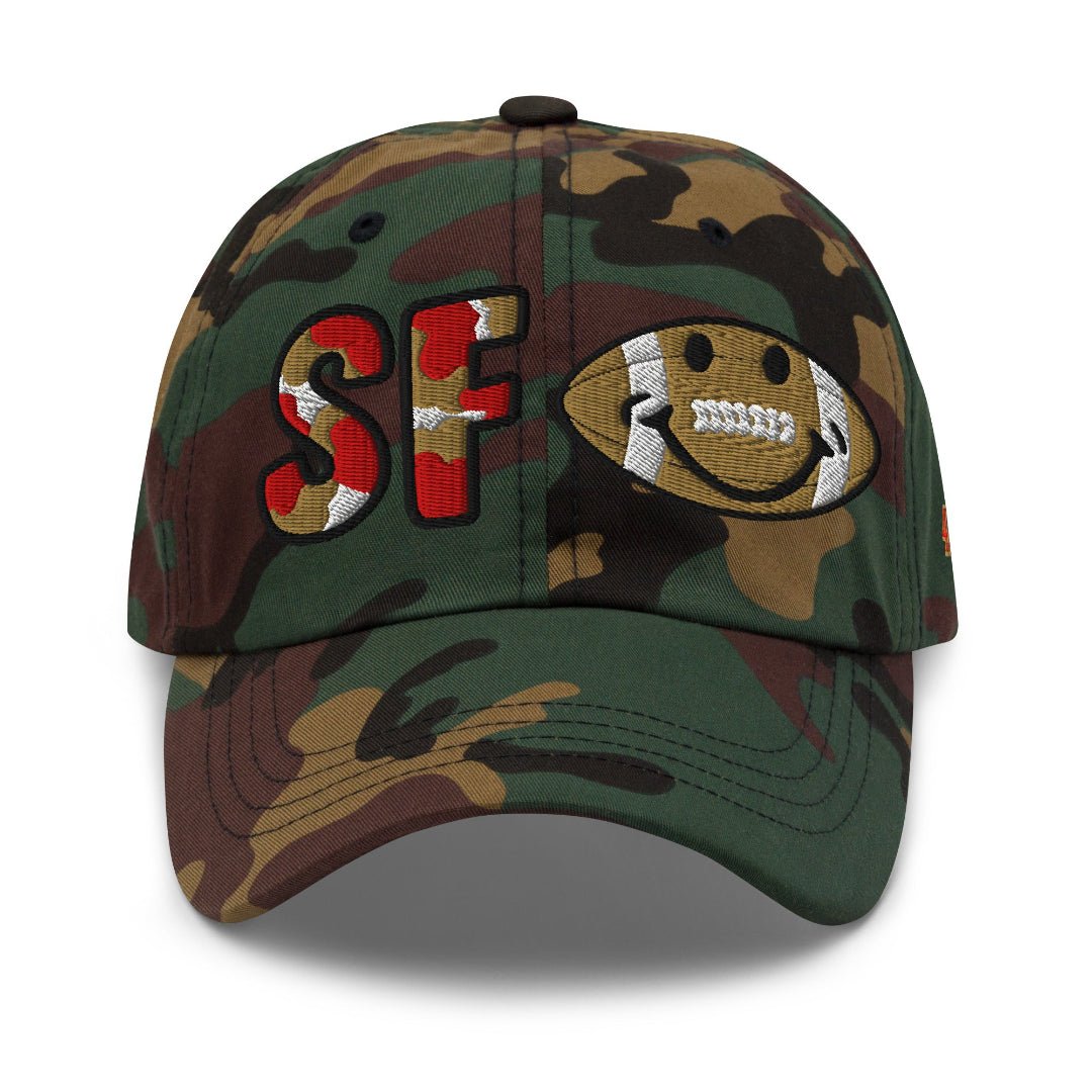 The City Collection San Francisco Football Camo Patched Hat - Rebel P Customs