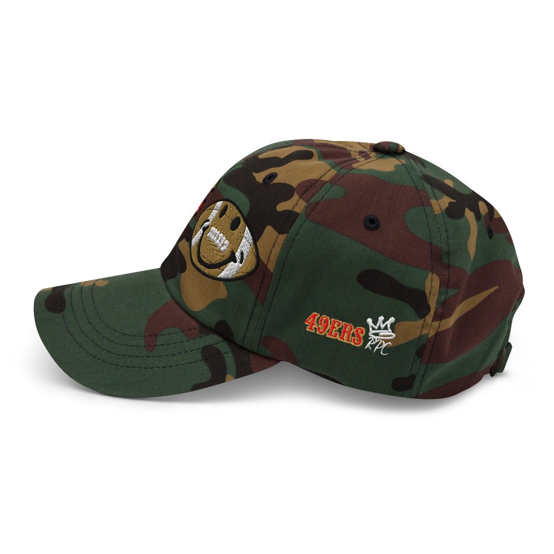 The City Collection San Francisco Football Camo Patched Hat - Rebel P Customs