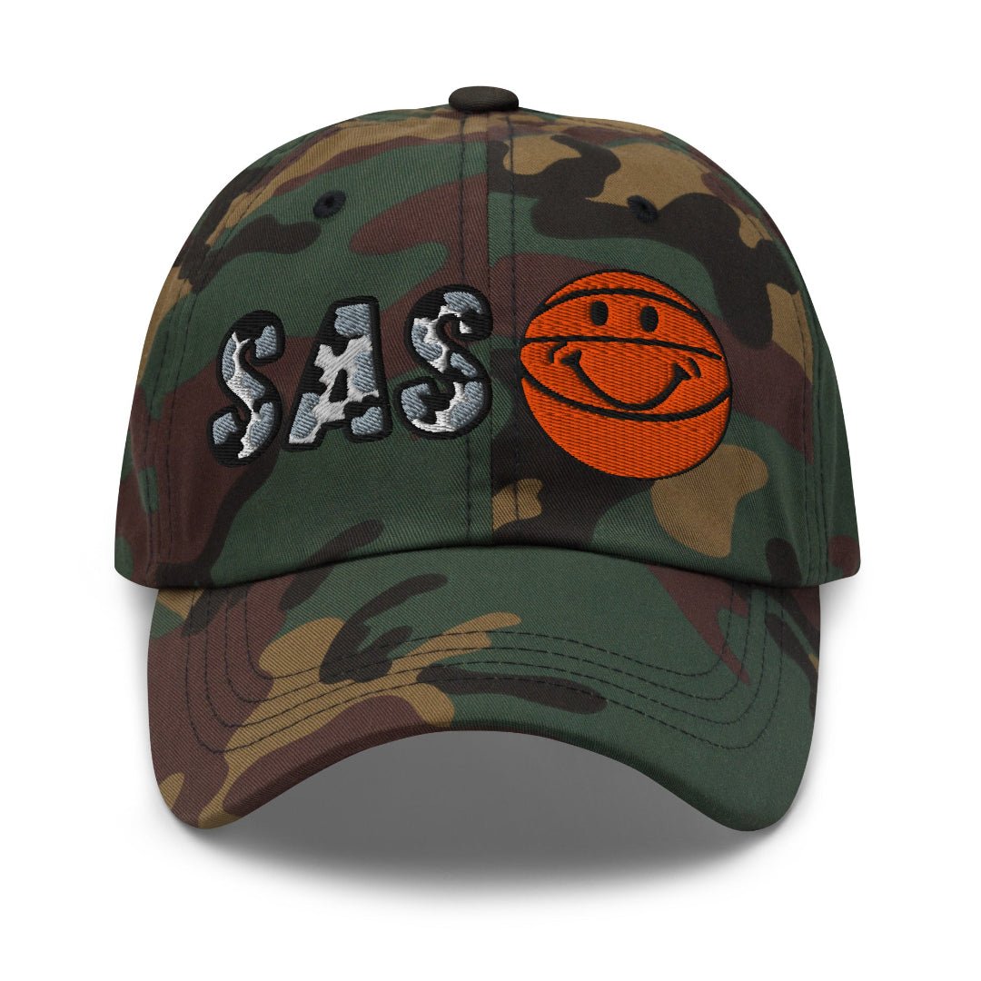 The City Collection SAS Basketball Camo Patched Hat - Rebel P Customs