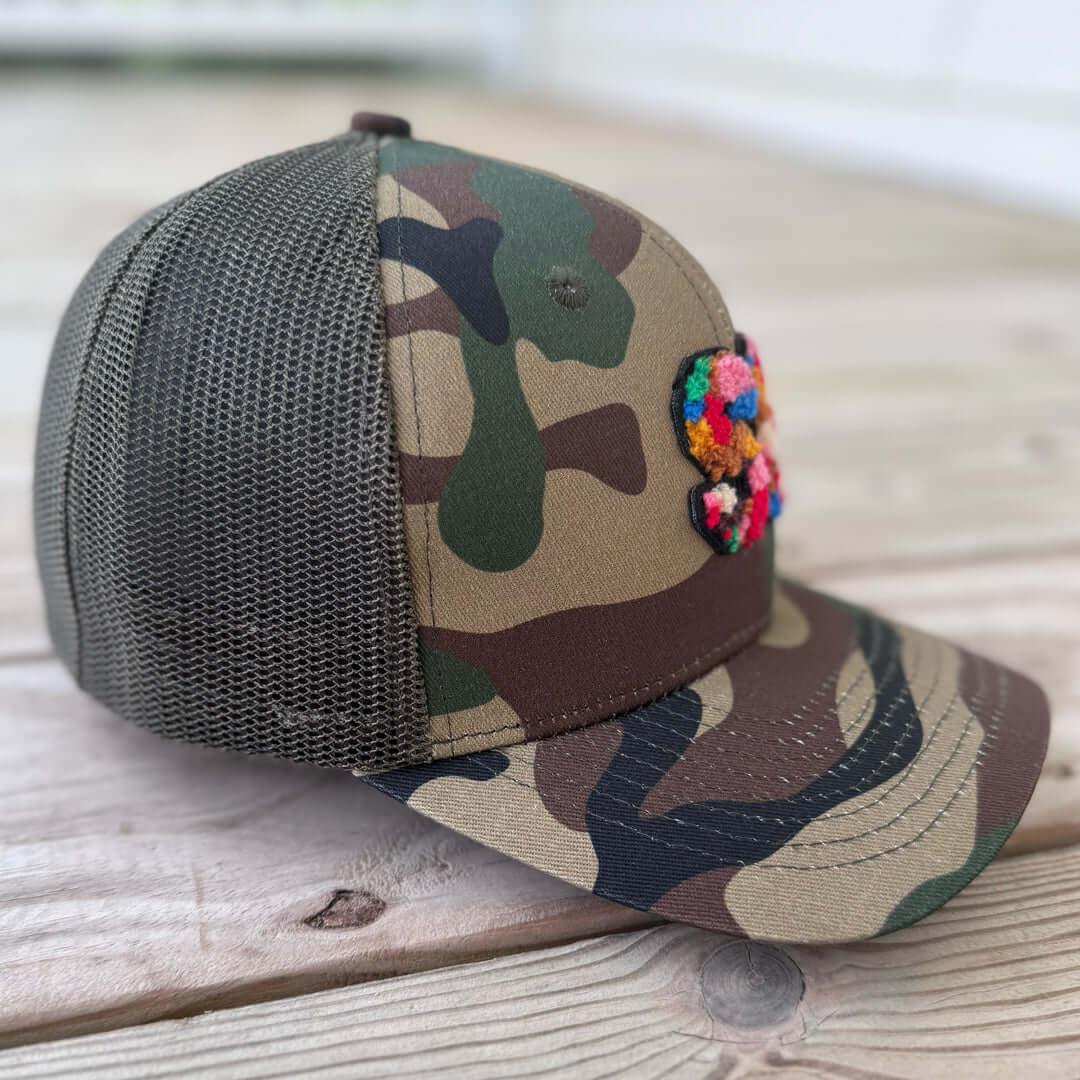 The City Collection SF Chenille Camo Patched Hat - Rebel P Customs
