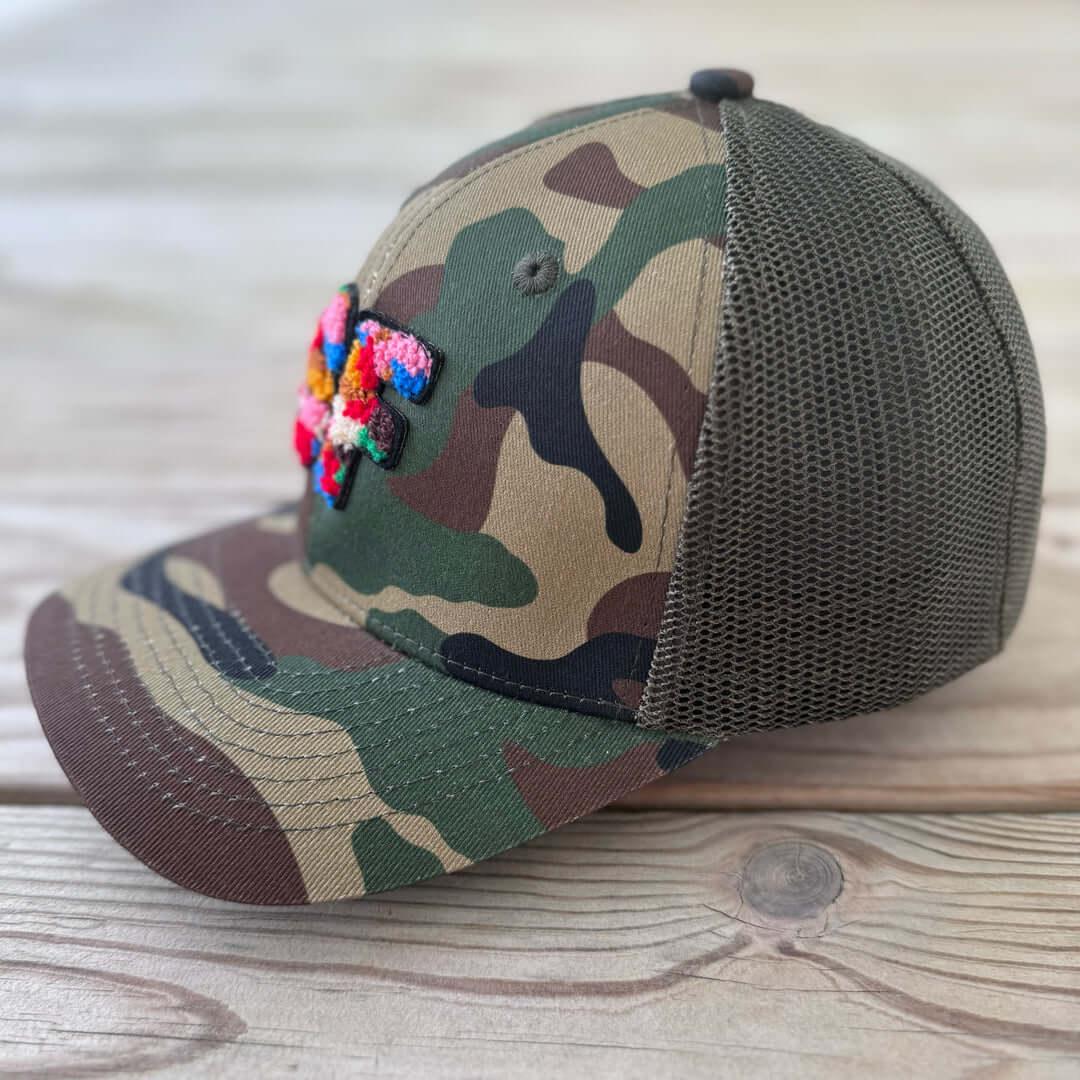 The City Collection SF Chenille Camo Patched Hat - Rebel P Customs