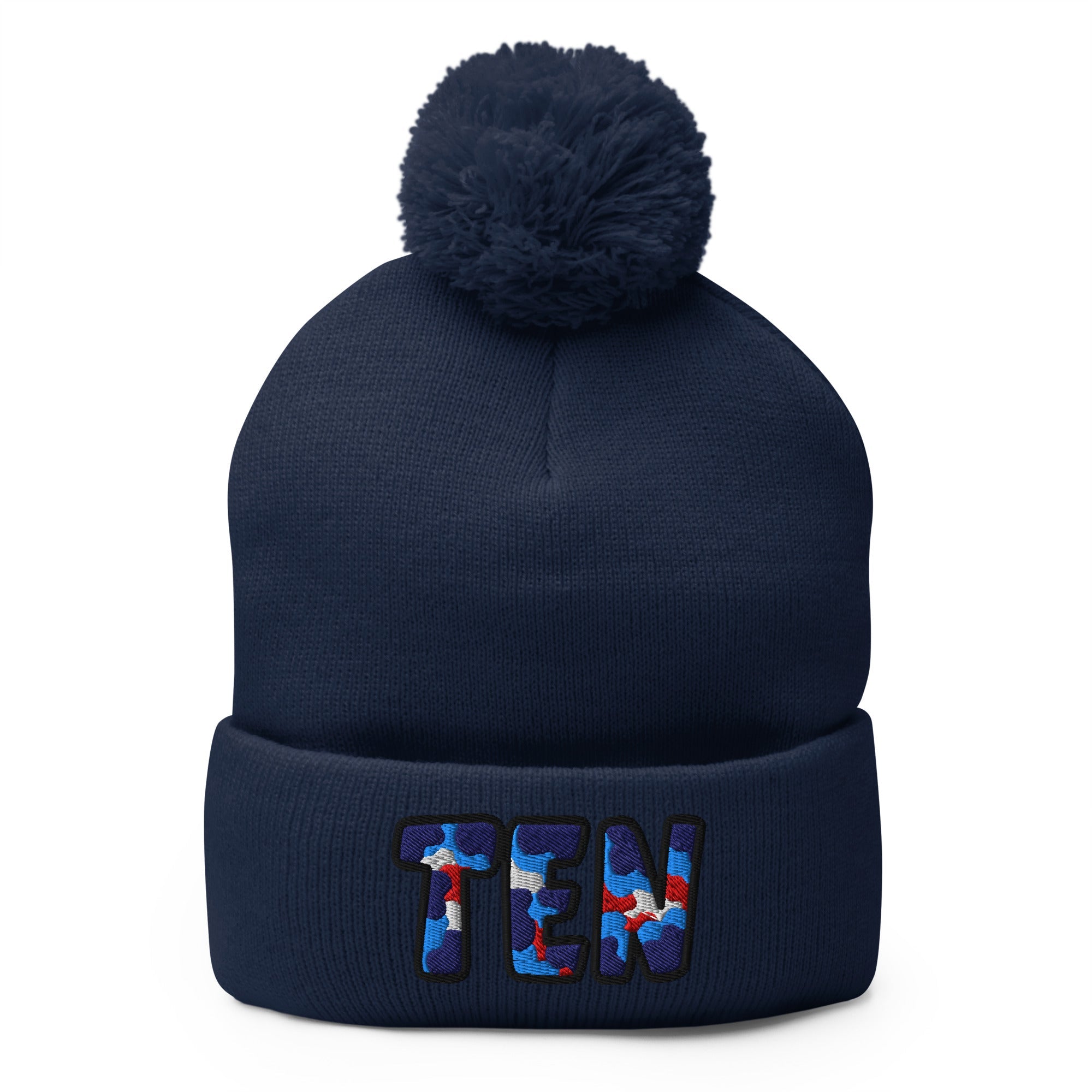 The City Collection TEN Football Patched Beanie - Rebel P Customs