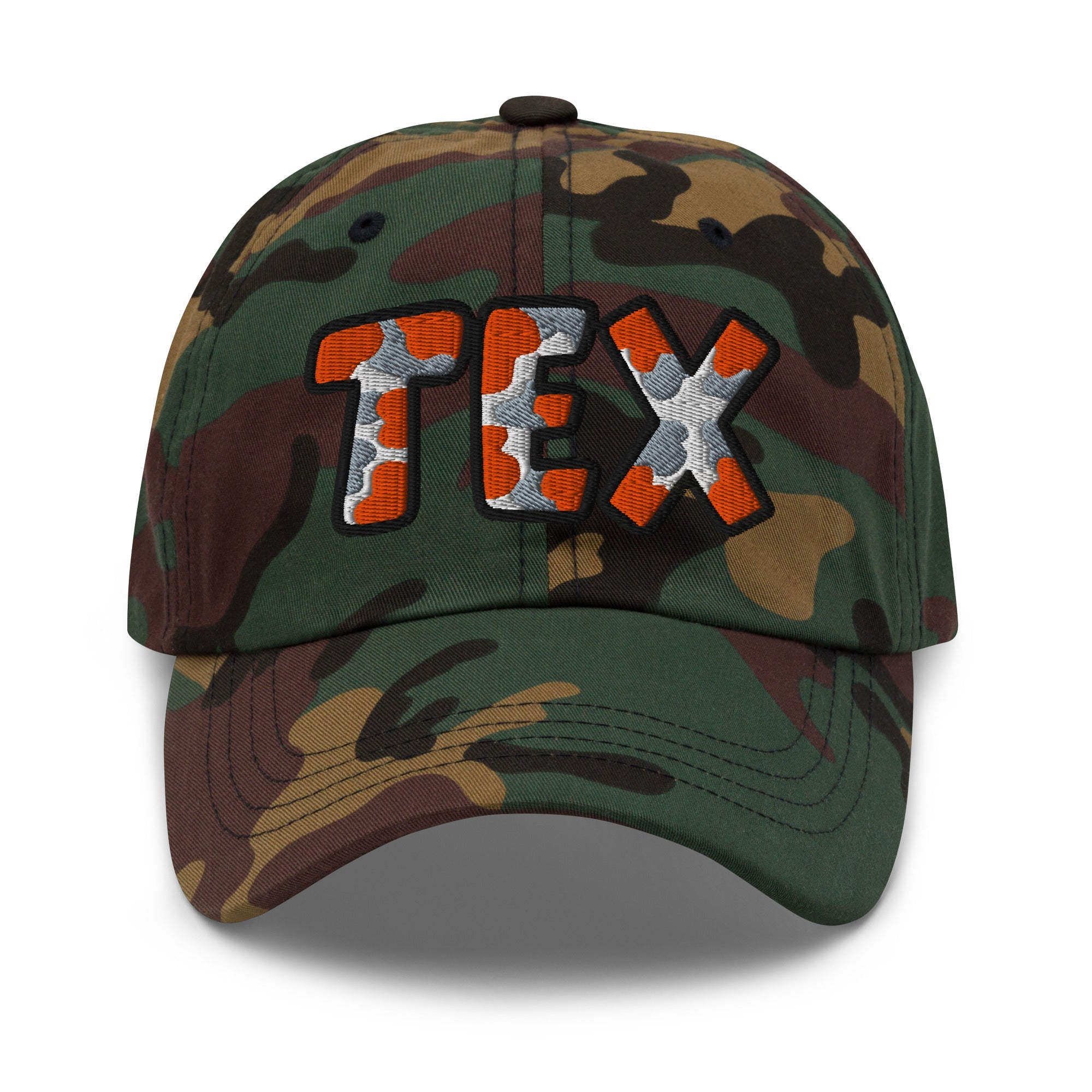 The City Collection TEX Camo Patched Hat - Rebel P Customs