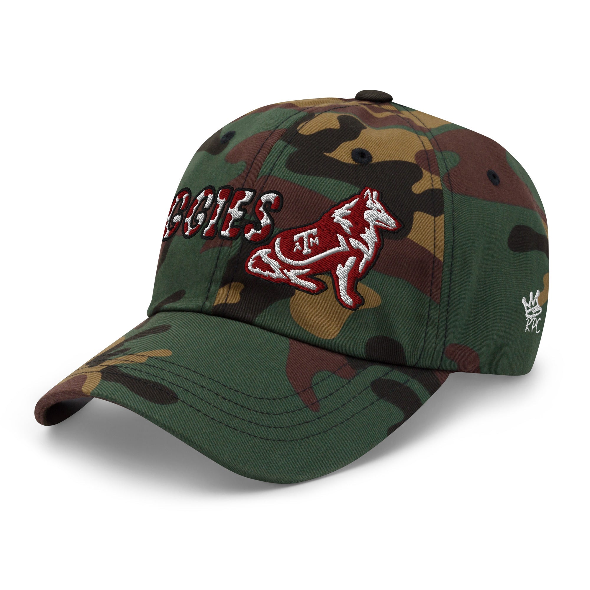 The City Collection Texas A&M Aggie Camo Patched Hat - Rebel P Customs