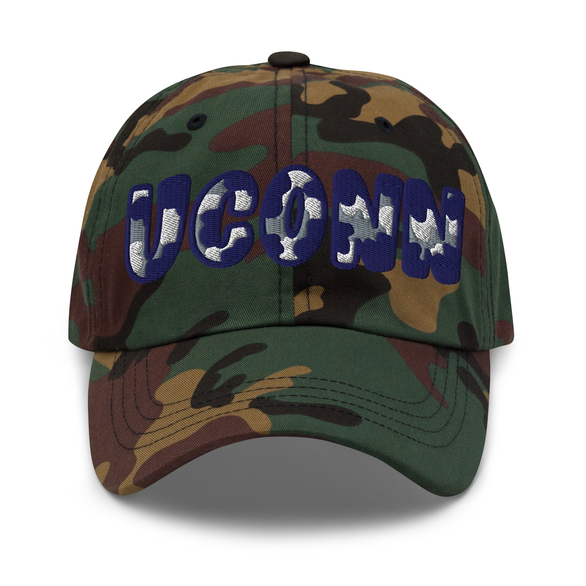 The City Collection UCONN Camo Patched Hat - Rebel P Customs