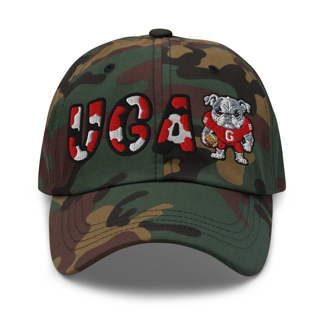 The City Collection UGA Bulldog Camo Patched Hat - Rebel P Customs