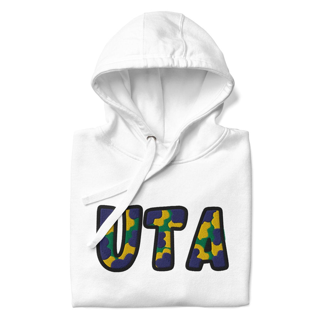 The City Collection UTA Basketball Patched Unisex Hoodie - Rebel P Customs