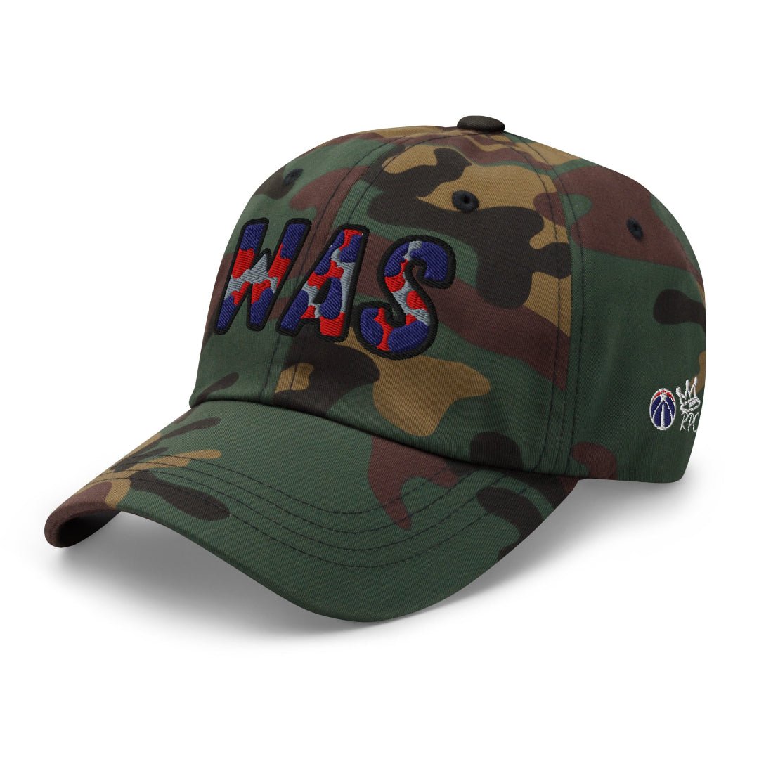 The City Collection WAS Basketball Camo Patched Hat - Rebel P Customs