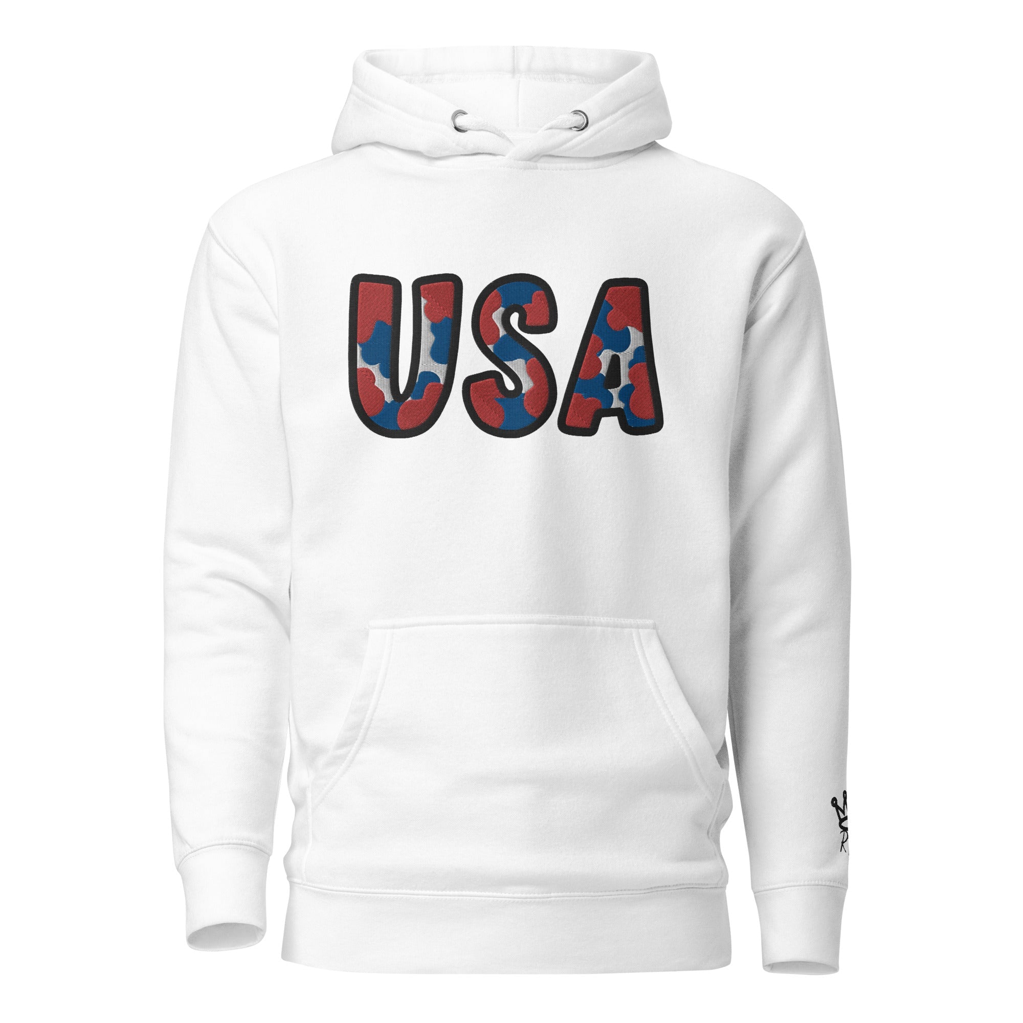 USA Hockey Patched Unisex Hoodie - Rebel P Customs