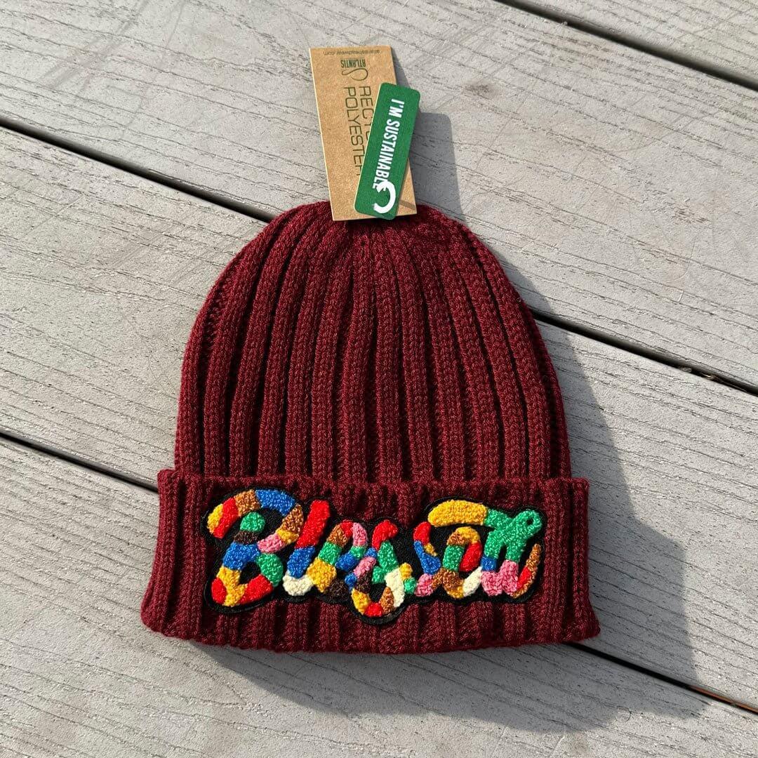 Sustainable Cable Knit Chenille Blessed Beanie - Rebel P Customs