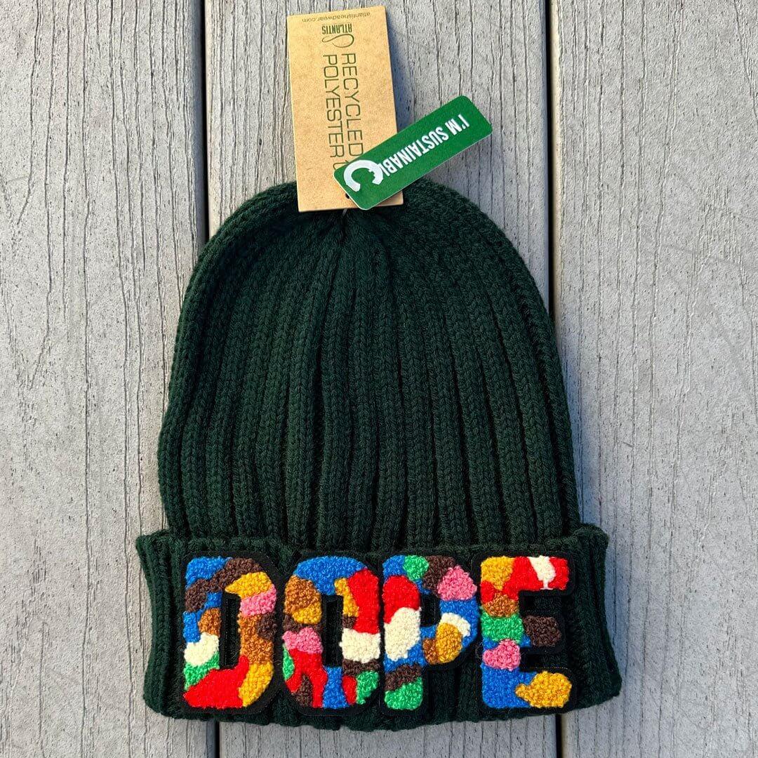 Sustainable Cable Knit Chenille Dope Beanie - Rebel P Customs