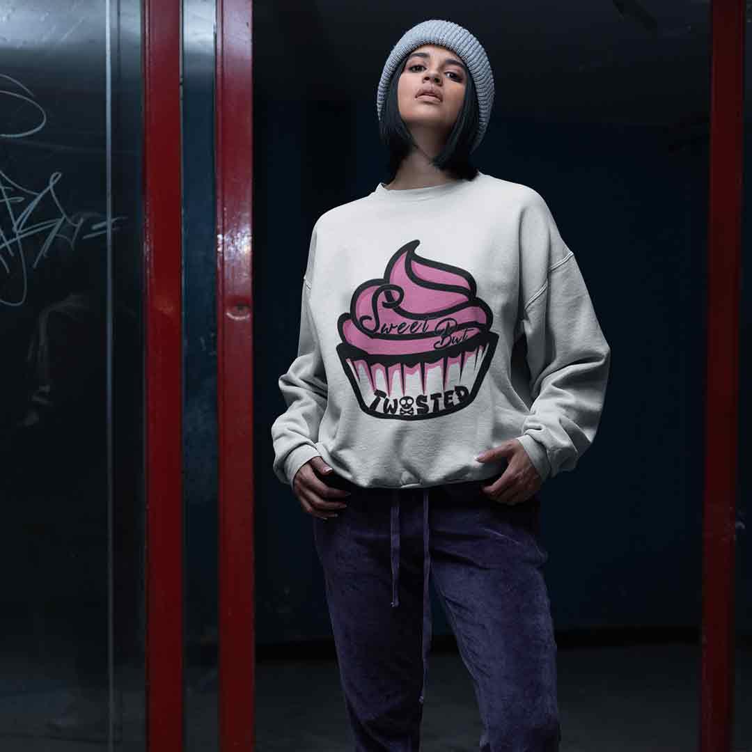 Sweet But Twisted Crewneck Sweatshirt - Rebel P Customs