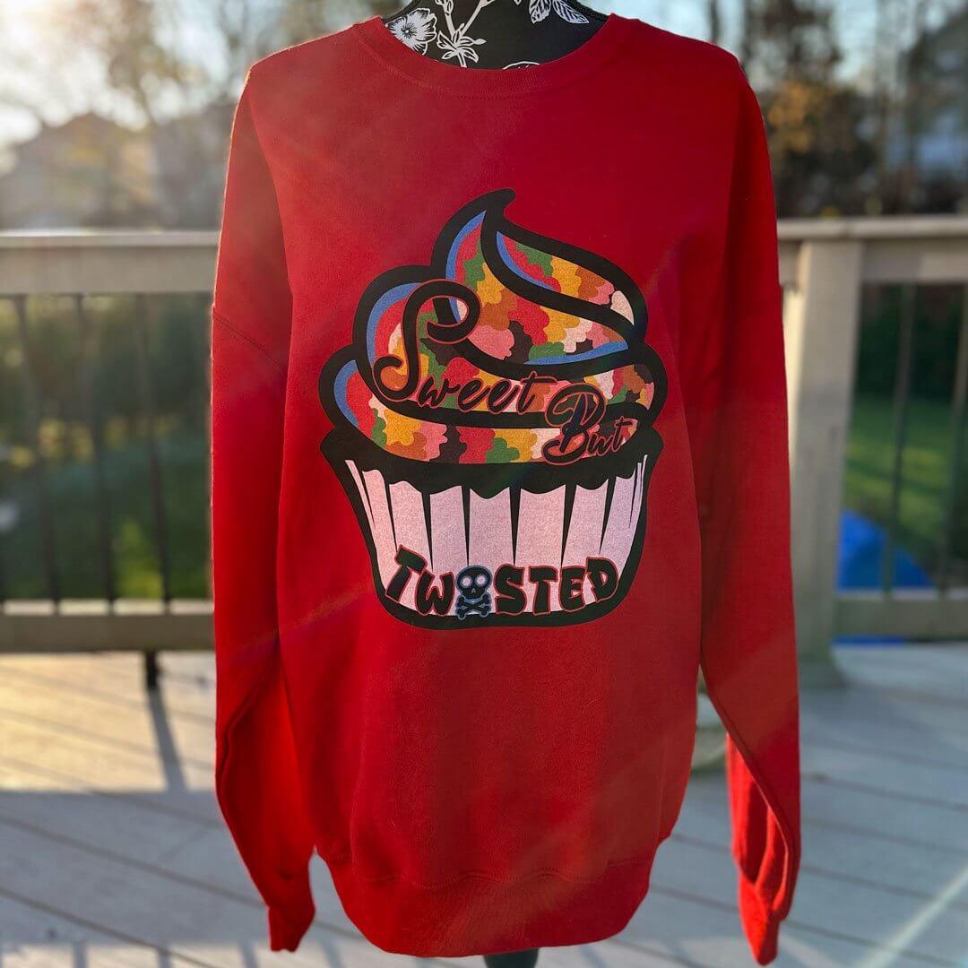 Sweet But Twisted Unisex Crewneck Sweatshirt - Rebel P Customs