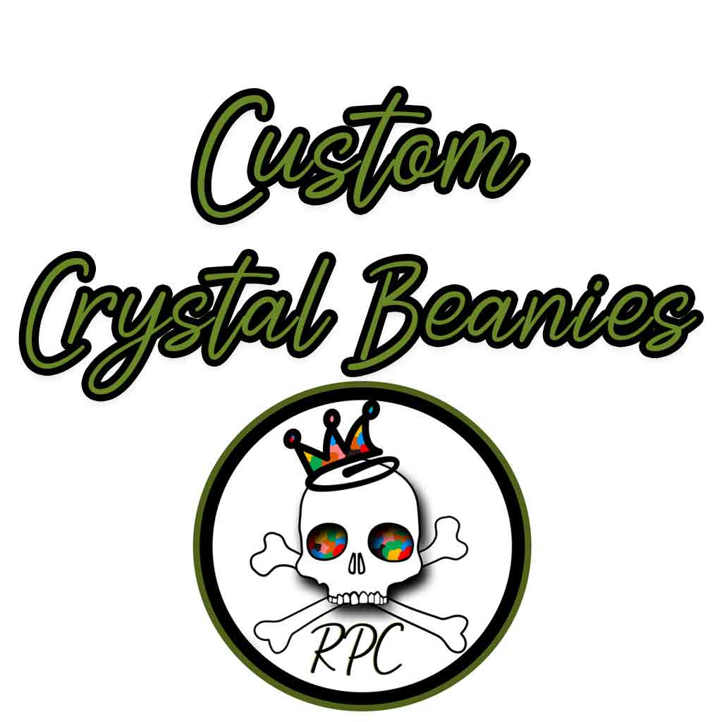 Custom Crystal/Appliqué Beanies - Rebel P Customs