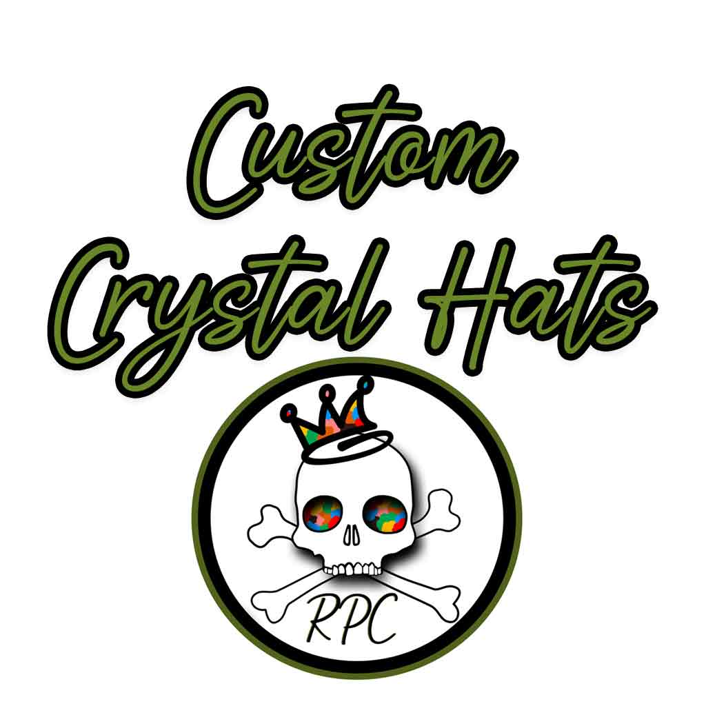 Custom Crystal/Appliqué Hats - Rebel P Customs