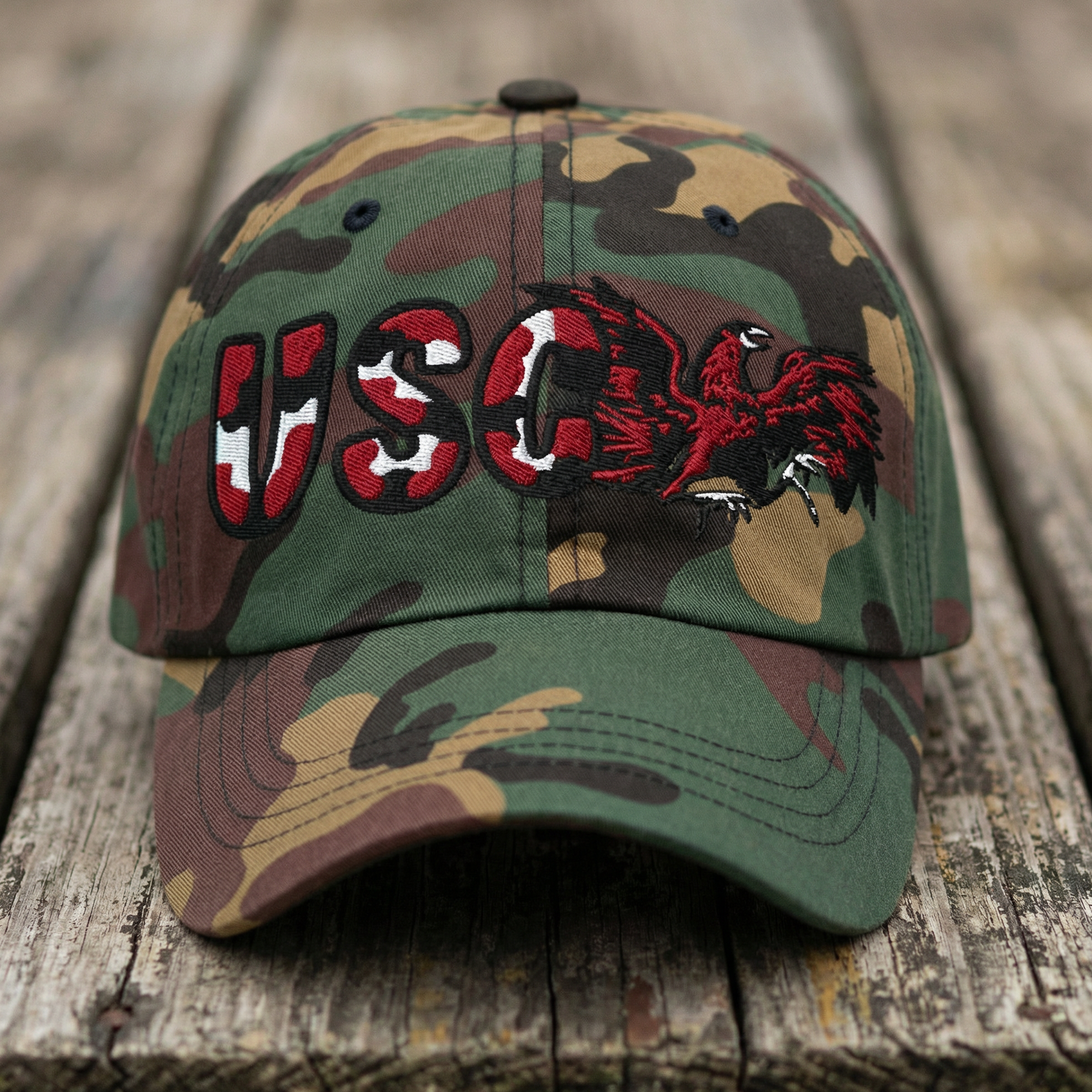 The City Collection South Carolina Gamecocks Camo Patched Hat